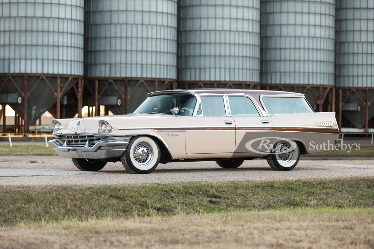 Copper Brown Metallic 1957 Chrysler New Yorker Town and Country Station Wagon available at RM Sotheby’s Arizona Auction 2021